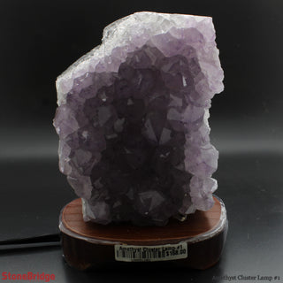 Amethyst Cluster Lamp #1 7" to 8"    from Stonebridge Imports