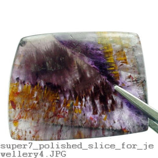Super 7 Polished Slice For Jewellery - X-Large 32mm to 51mm    from Stonebridge Imports
