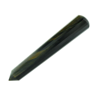 Tiger's Eye Pointed Massage Wand - Small #3 - 3 1/2" to 4 1/2"    from Stonebridge Imports