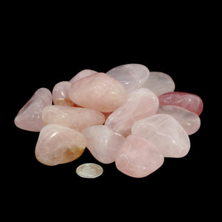 Rose Quartz E Tumbled Stones - Brazil    from Stonebridge Imports