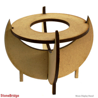 Wooden Display Moon Sphere Stand    from Stonebridge Imports
