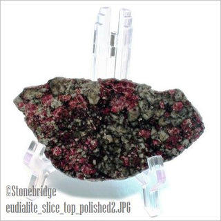 Eudialyte Free Form Slices Top Polished    from Stonebridge Imports
