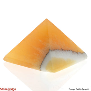 Orange Calcite Pyramid MD1    from Stonebridge Imports