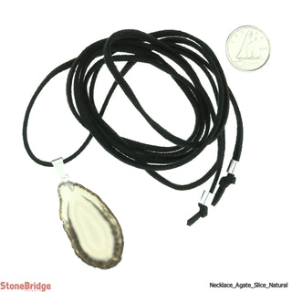 Natural Colour Agate Slice Necklace    from Stonebridge Imports