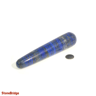 Lapis Lazuli A Rounded Massage Wand - Jumbo #3 - 5 1/2" to 7"    from Stonebridge Imports