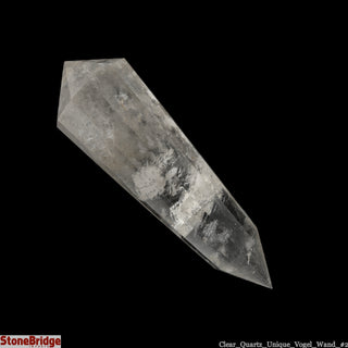 12 sided Vogel crystal wand - Clear Quartz - Unique #2 - 5 1/2" x 1 3/4"    from Stonebridge Imports