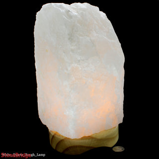 White Quartz Lamp - Extra Large - WHITE CORD    from Stonebridge Imports