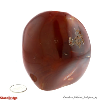 Carnelian Polished Sculpture #3 - 300g to 400g    from Stonebridge Imports