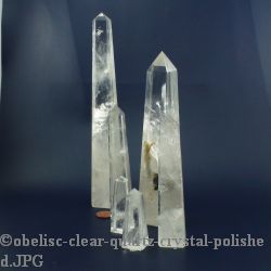 Clear Quartz Crystal Obelisk #3 - 4" to 5"    from Stonebridge Imports