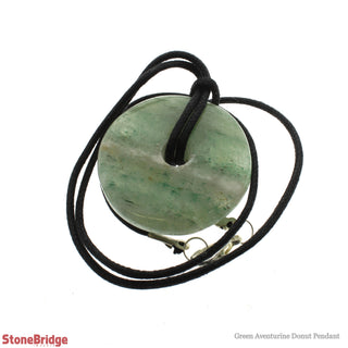 Green Aventurine Donut Necklace    from Stonebridge Imports