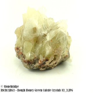 Rough Honey Green Calcite Crystals #3 300g to 499g    from Stonebridge Imports
