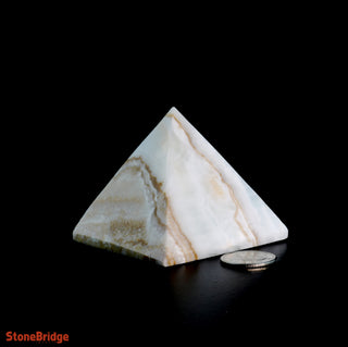 Blue Calcite Pyramid MD3    from Stonebridge Imports