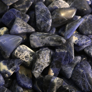 Sodalite A Tumbled Stones - Semi Polished    from Stonebridge Imports