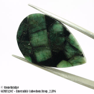 Emerald #4 Cabochon Drop    from Stonebridge Imports