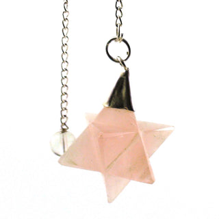 Merkaba Star Pendulum with bead at end of chain    from Stonebridge Imports
