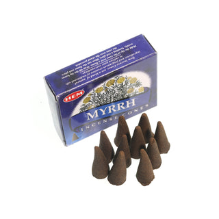 Myrrh Hem Incense Cones - 10 Pack    from Stonebridge Imports