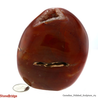 Carnelian Polished Sculpture #4 - 400g to 500g    from Stonebridge Imports