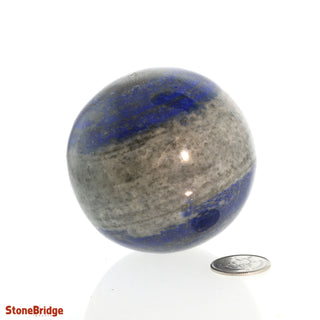 Lapis Lazuli A Sphere - Small #4 - 2 1/2"    from Stonebridge Imports