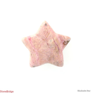 Rhodonite Star Shaped Polished Stones    from Stonebridge Imports