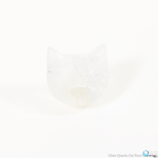 Clear Quartz Cat Cabochon - 3/4"    from Stonebridge Imports