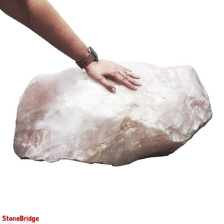 Rose Quartz Boulder U#1 - 293lbs    from Stonebridge Imports