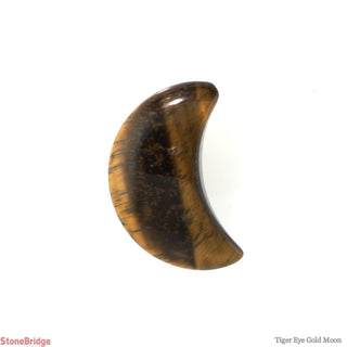 Tiger Eye Gold Moon Carving    from Stonebridge Imports