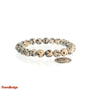 Dalmatian Jasper Matte Round Bracelet - 8mm    from Stonebridge Imports