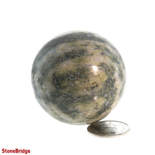 Watermelon Jasper Sphere - Extra Small #2 - 1 3/4"    from Stonebridge Imports
