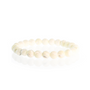 Shell White Round Bracelet - 8mm    from Stonebridge Imports