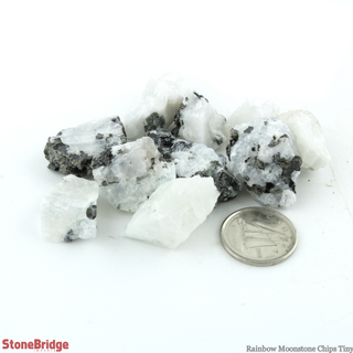 Moonstone Rainbow Chips - Tiny    from Stonebridge Imports
