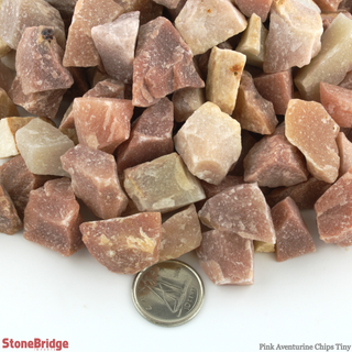 Pink Aventurine Chips - Tiny    from Stonebridge Imports