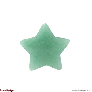 Green Aventurine Star Shape Polished Stones    from Stonebridge Imports