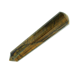 Tiger's Eye Pointed Massage Wand - Small #3 - 3 1/2" to 4 1/2"    from Stonebridge Imports