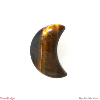 Tiger Eye Gold Moon Carving    from Stonebridge Imports