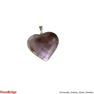 Cacoxenite Gemmy Heart Pendant    from Stonebridge Imports