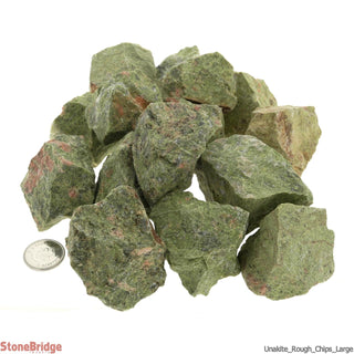 Unakite Chips - Large    from Stonebridge Imports