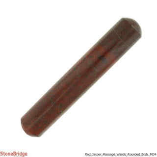 Red Jasper Rounded Massage Wand - Medium #2 - 3" to 4"    from Stonebridge Imports