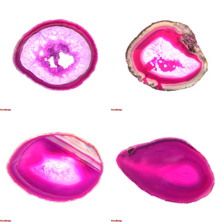 Agate Slices - 4 1/2" to 6" Pink   from Stonebridge Imports