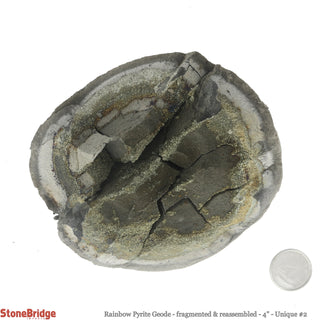 Rainbow Pyrite Geode U#2    from Stonebridge Imports
