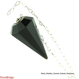 Obsidian Black Pendulum 8 Facets    from Stonebridge Imports