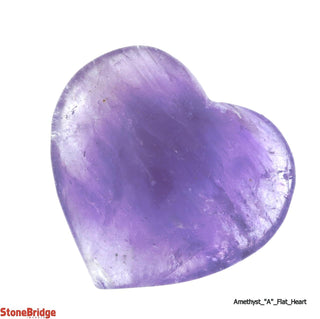 Amethyst A Gemstone Heart - 1 1/2" to 1 3/4"    from Stonebridge Imports