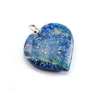 Pendant Lapis Lazuli Heart with Metal Bail    from Stonebridge Imports