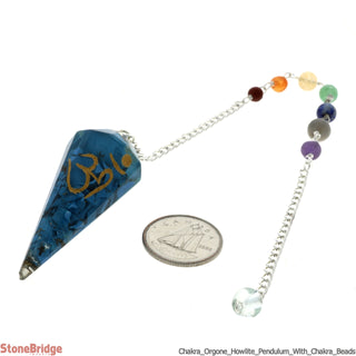 Orgone Howlite Chakra Pendulum    from Stonebridge Imports