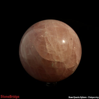 Rose Quartz Sphere U#13 - 3 1/4"    from Stonebridge Imports