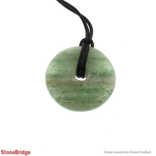 Green Aventurine Donut Necklace    from Stonebridge Imports