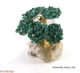 Chrysocolla Chips Bonsai Tree Small 3"    from Stonebridge Imports