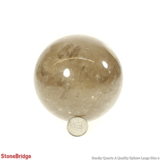 Smoky Quartz A Sphere - Large #2 - 3 1/4"    from Stonebridge Imports