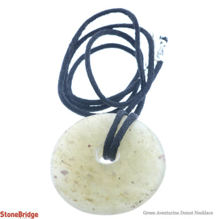 Green Aventurine Donut Necklace    from Stonebridge Imports