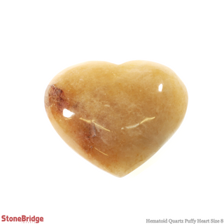 Hematoid Quartz Heart #8 - 2" to 3 1/2"    from Stonebridge Imports