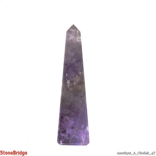 Amethyst Obelisk A #4 Tall 2 3/4" to 4 1/4"    from Stonebridge Imports